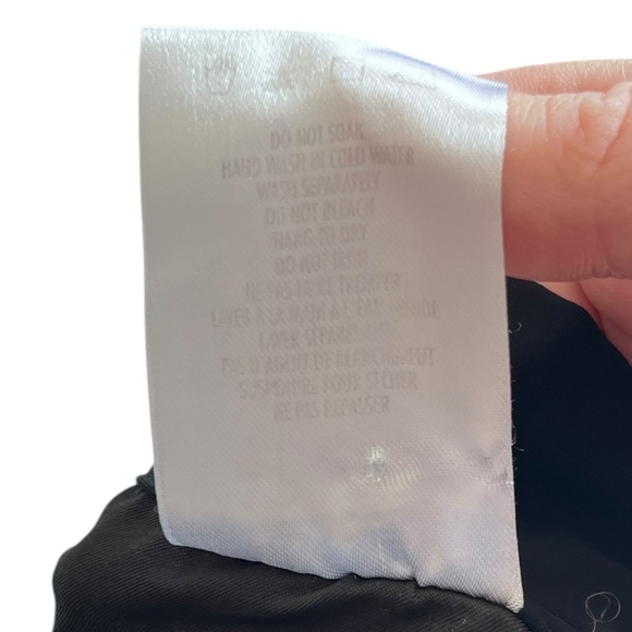 Vintage 90s Black Wrap Skirt LG Santa Cruz Skirt Beach Surf Skater Size XL - Picture 5 of 7